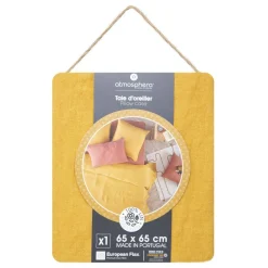 Taie d'oreiller 100% Lin