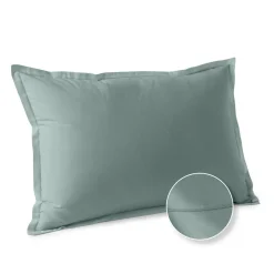 Taie d'oreiller unie en coton 57 fils - collection permanente