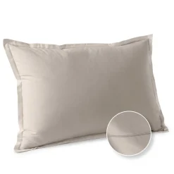 Taie d'oreiller unie en coton 57 fils - collection permanente