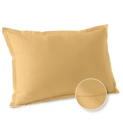 Taie d'oreiller unie en coton 57 fils - collection permanente