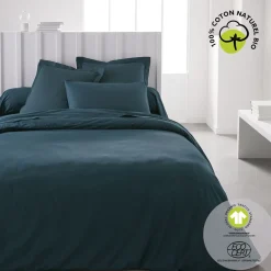 Taie d'oreiller unie en Coton 57 fils ORGANIC
