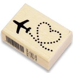 Tampon bois - Coeur avion