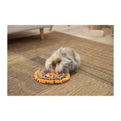 Tapis a renifler pour lapins - KERBL - Ø25 cm - Prise ludique - Antidérapant