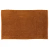 Tapis de Salle de Bain Chenille 50x80cm Marron Tabac
