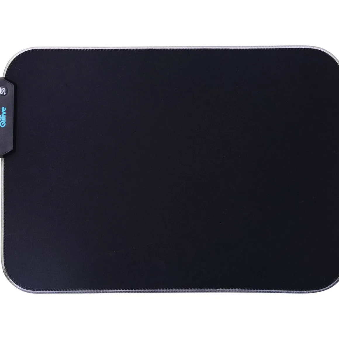 Tapis de souris avec LED Q.3495 - Noir