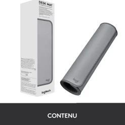 Tapis de souris BUREAU - Gris