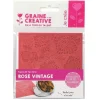 Tapis de texture pour pâte polymère - Rose vintage
