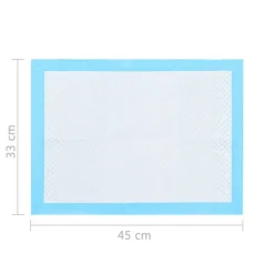Tapis d'hygiene pour chiens 200 pcs 45 x 33 cm Tissu non tisse