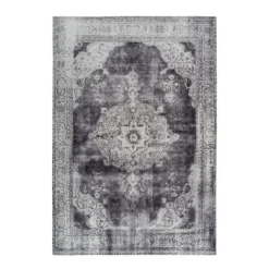 Tapis Imprimé Antique Vintage Gris