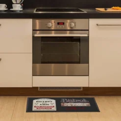 Tapis Rectangle Bistrot Des Amis 50x80cm Noir