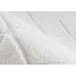 Tapis Shaggy Effet 3D Vivica Blanc