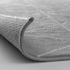 Tapis Tissé Imprimé Yvo 120x170cm Gris