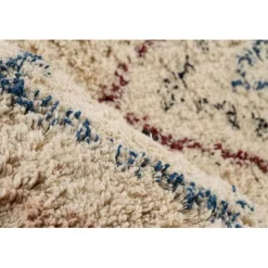 Tapis Tufté à la Main Ethnique Mylen Beige