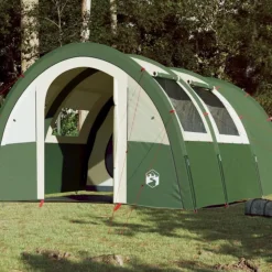 Tente de camping tunnel 4 personnes vert imperméable