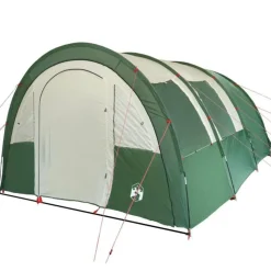 Tente de camping tunnel 4 personnes vert imperméable