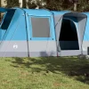 Tente de camping tunnel 4 personnes bleu imperméable