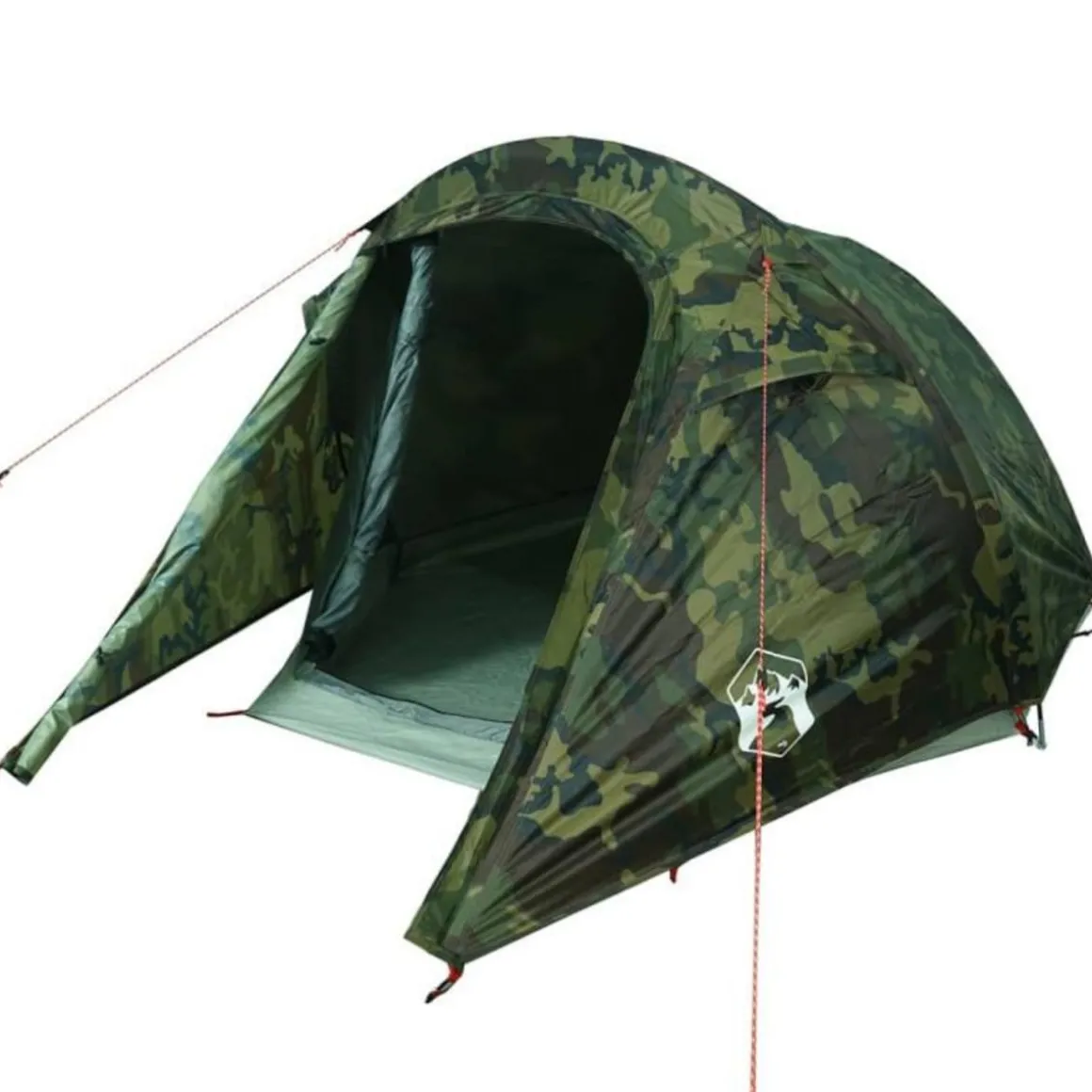 Tente de camping tunnel 2 personnes camouflage imperméable