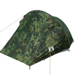 Tente de camping tunnel 2 personnes camouflage imperméable