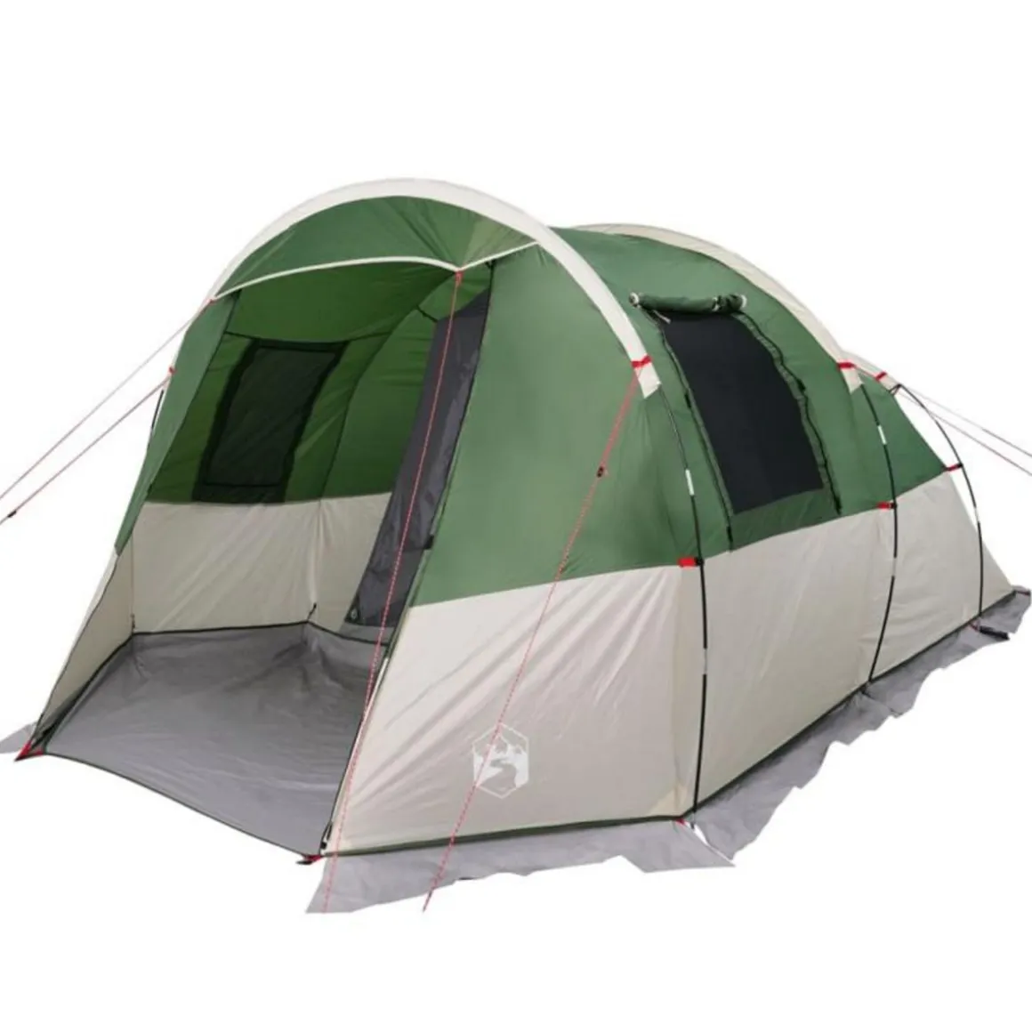 Tente de camping tunnel 4 personnes vert imperméable