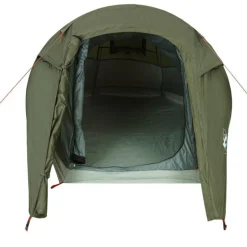 Tente de camping tunnel 3 personnes vert olive imperméable