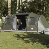 Tente de camping tunnel 4 personnes vert olive imperméable