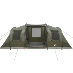 Tente de camping tunnel 4 personnes vert olive imperméable