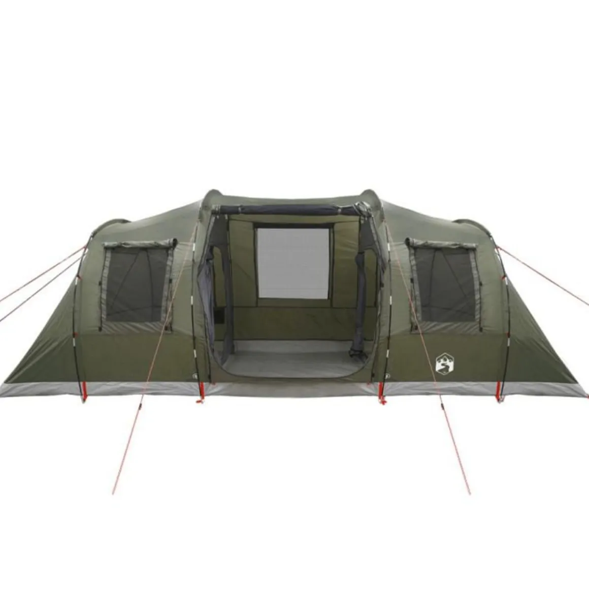 Tente de camping tunnel 4 personnes vert olive imperméable