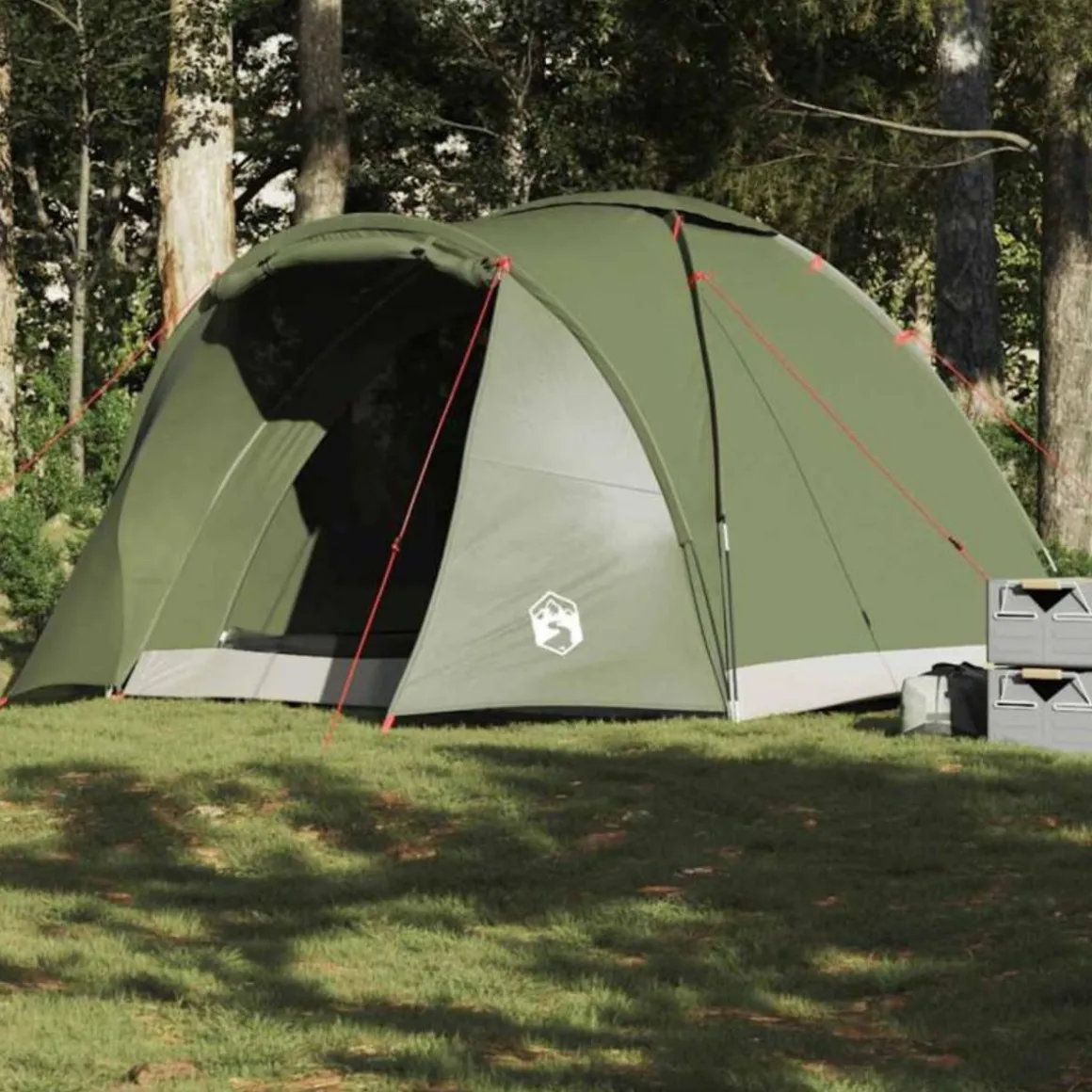 Tente de pêche 2 personnes vert olive imperméable