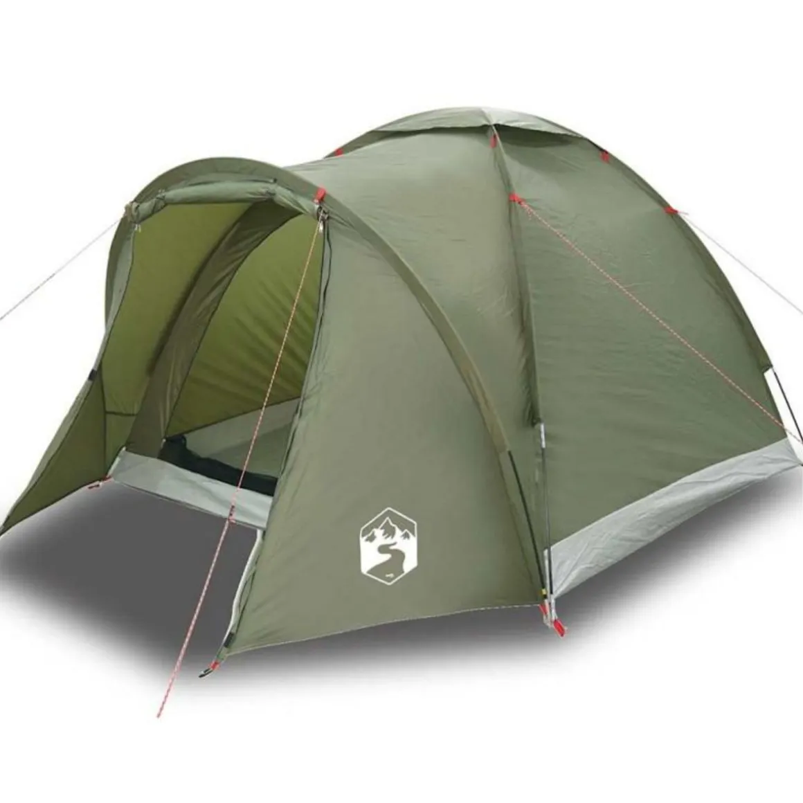 Tente de pêche 2 personnes vert olive imperméable