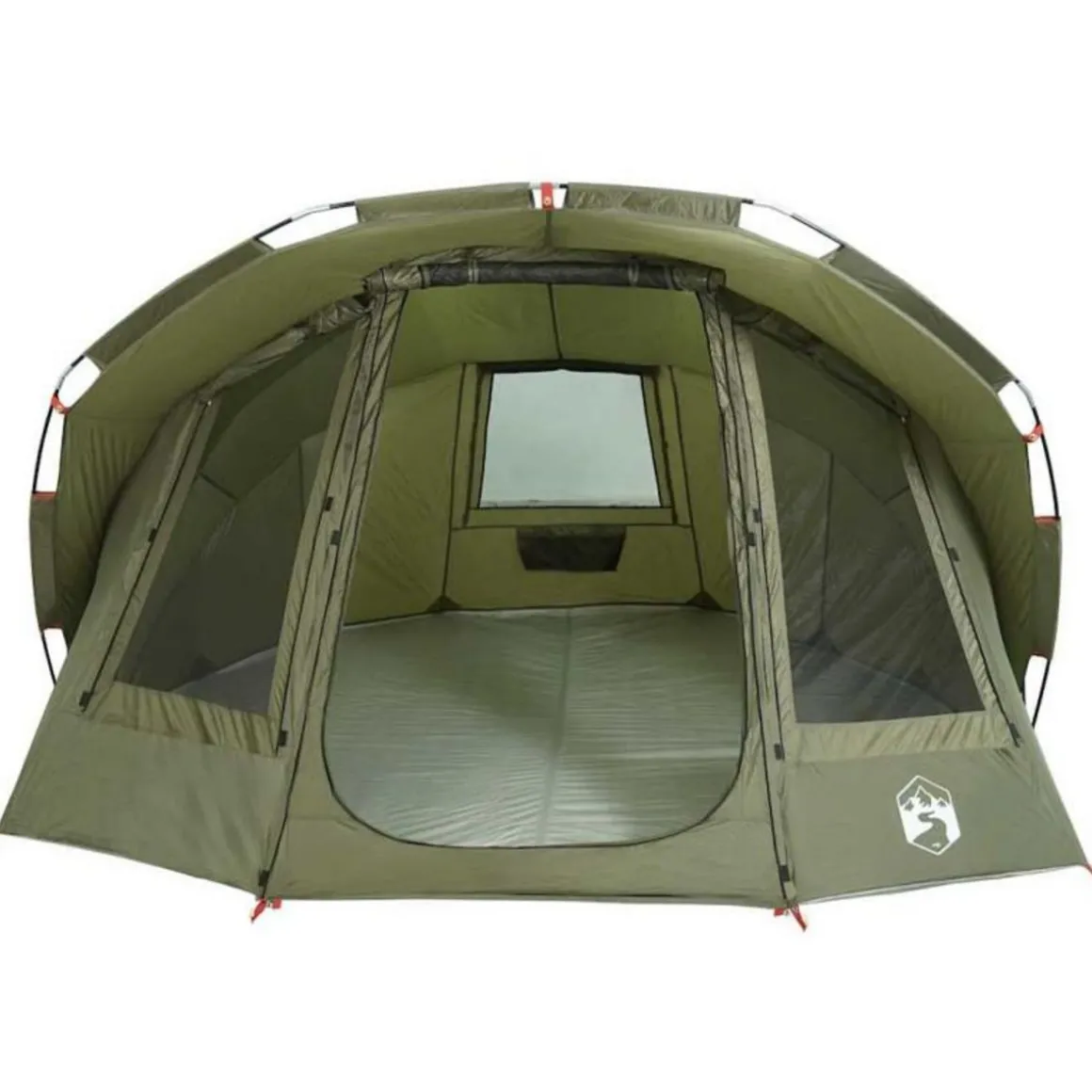 Tente de pêche 5 personnes vert olive imperméable