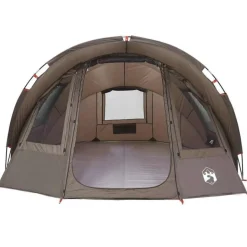 Tente de pêche 2 personnes marron imperméable