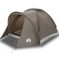 Tente de pêche 2 personnes marron imperméable