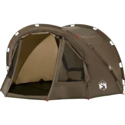Tente de pêche 4 personnes vert olive imperméable