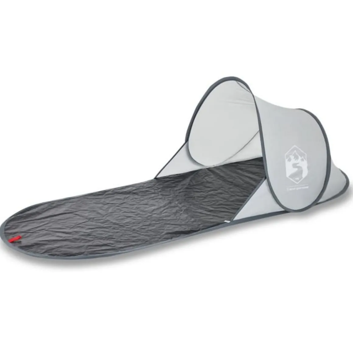 Tente de plage gris escamotable imperméable