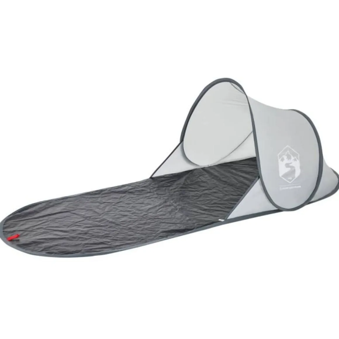 Tente de plage gris escamotable imperméable