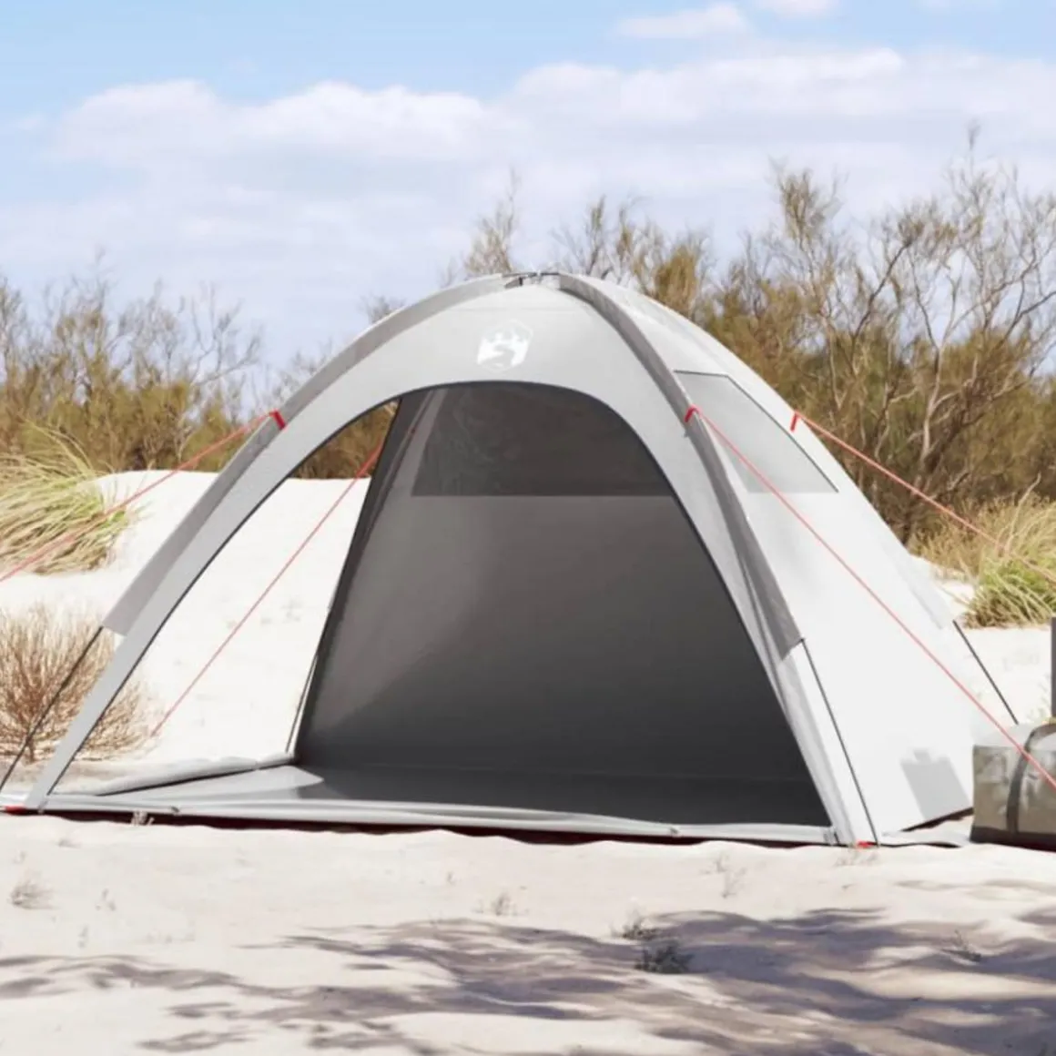 Tente de plage gris imperméable