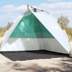 Tente de plage vert d eau libération rapide imperméable