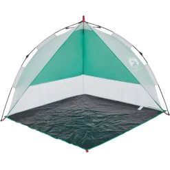 Tente de plage vert d eau libération rapide imperméable