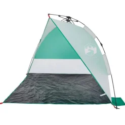 Tente de plage vert d eau libération rapide imperméable
