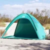 Tente de plage vert d eau imperméable