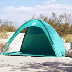 Tente de plage vert d eau imperméable