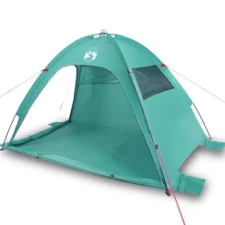 Tente de plage vert d eau imperméable