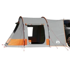 Tente de voiture 2 personnes gris et orange imperméable