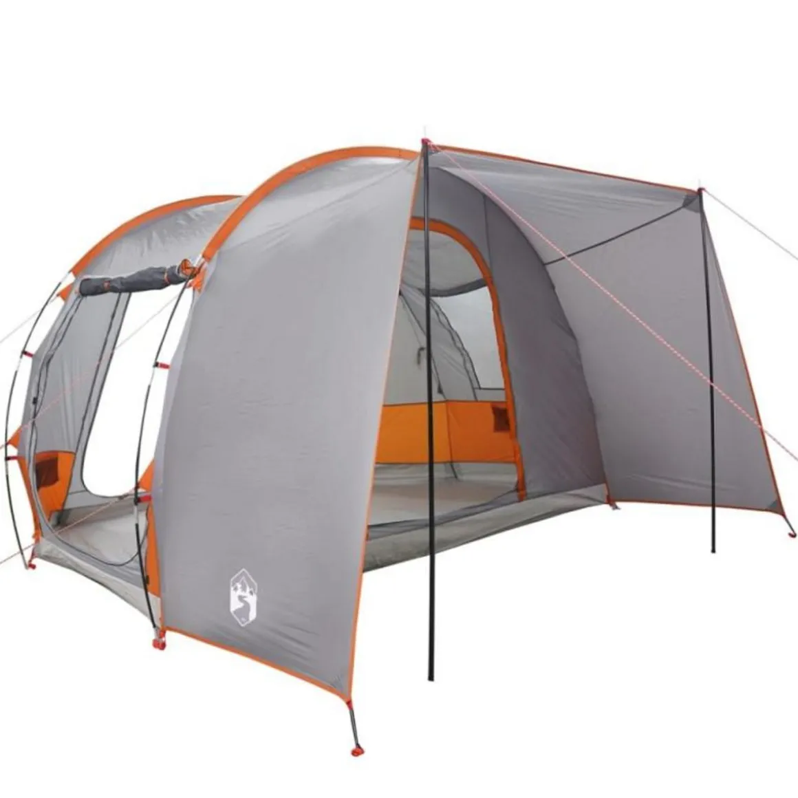 Tente de voiture 2 personnes gris et orange imperméable
