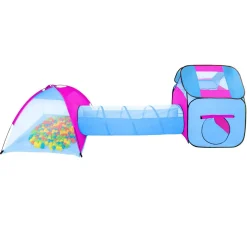 Tente enfant, Tente Igloo et Tunnel, 200 Balles et Sac