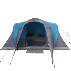 Tente familiale à dôme 6 personnes bleu imperméable