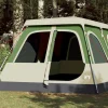 Tente familiale à dôme 10 personnes vert libération rapide