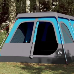 Tente familiale à dôme 10 personnes bleu libération rapide