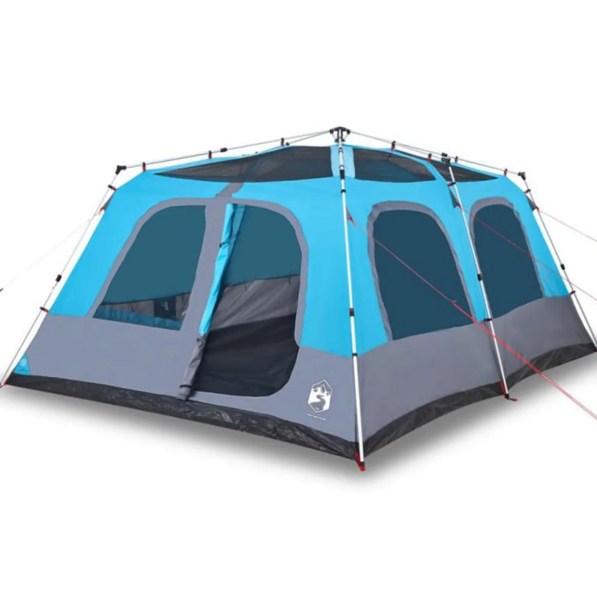 Tente familiale à dôme 10 personnes bleu libération rapide
