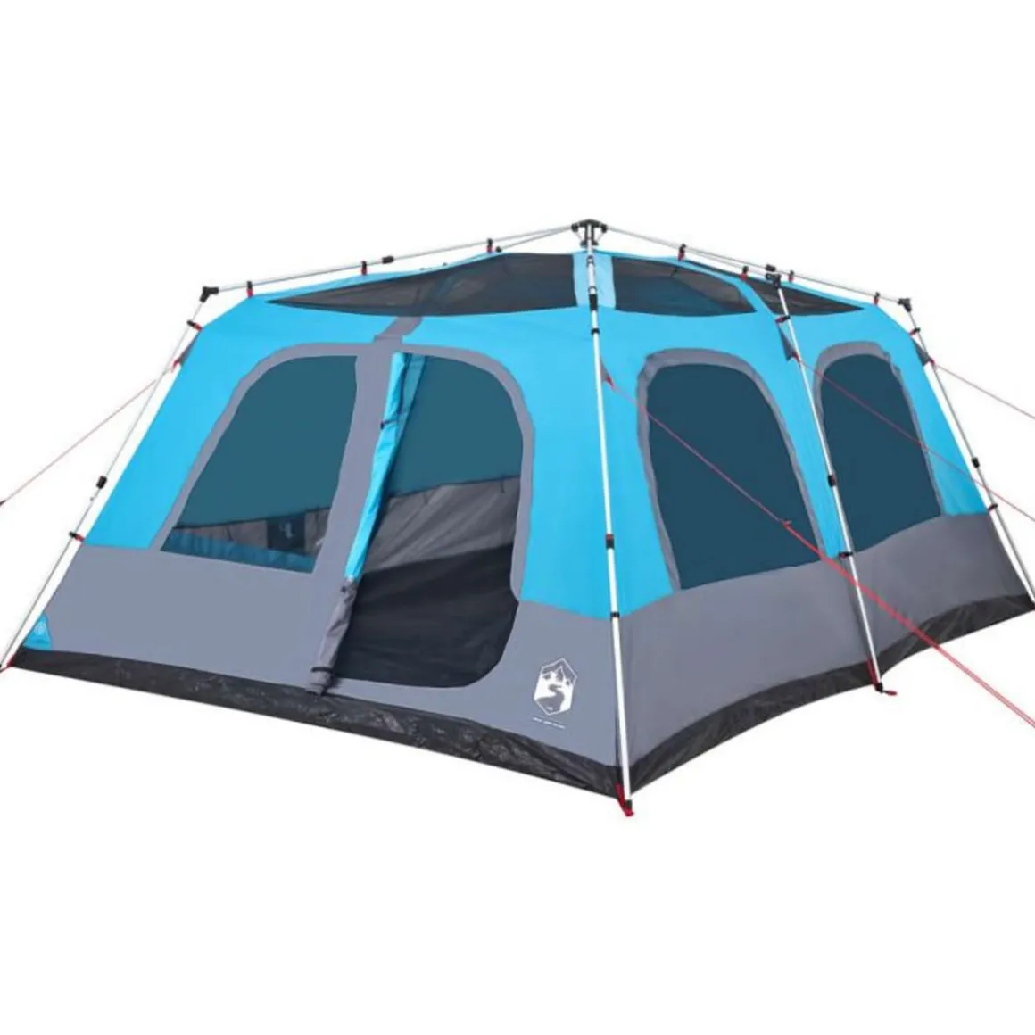 Tente familiale à dôme 10 personnes bleu libération rapide